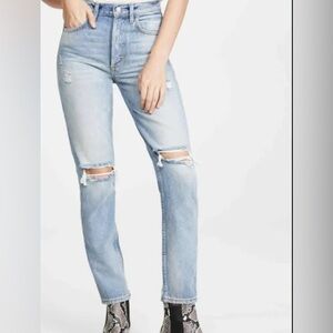 Boyish The Billy High Rise Rigid‎ Skinny Jeans 25